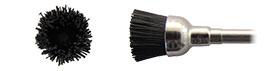 hard bristle brush 7mm